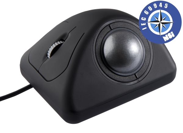 IEC60945 MARINE ERGONOMIC 50 MM TRACKBALL