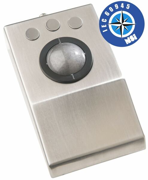 IEC60945 MARINE IP68 TRACKBALL - DESKTOP